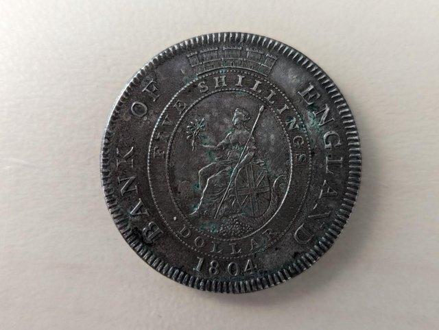 Preview of the first image of George III, 1804 Bank of England Dollar.