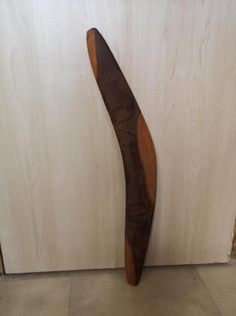 Image 1 of Australian wooden boomerang
