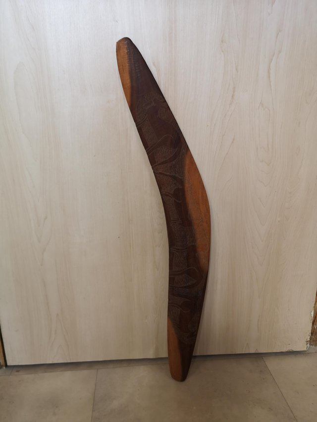 Preview of the first image of Australian wooden boomerang.