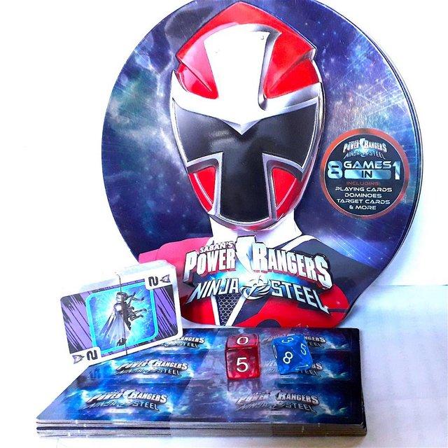 Preview of the first image of 8 x POWER RANGERS GAMES in a TIN - unused.