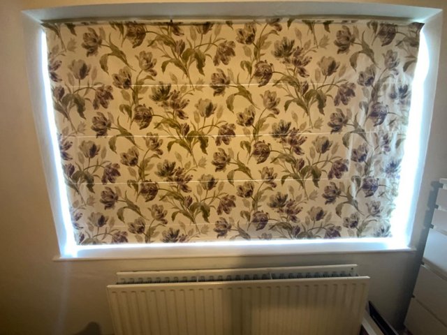 Preview of the first image of Roman Blind. Custom hand-made. 206x130 cm.