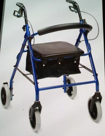 Image 1 of Mobility Rolator Blue lightweight with bag