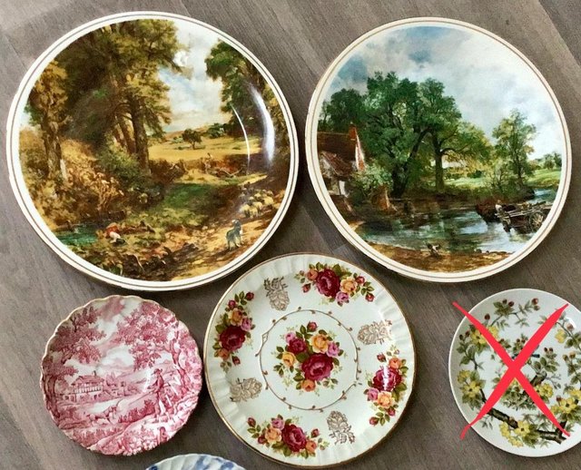 Preview of the first image of Lovely vintage plates etc. Last few left !.