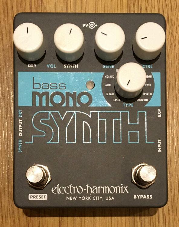 Preview of the first image of Electroharmonix EHX Bass Mono Synth, AS NEW, PRICE DROP!.