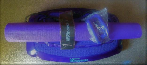 Preview of the first image of Vibropower in purple with Seat and all Accessories + DVD.