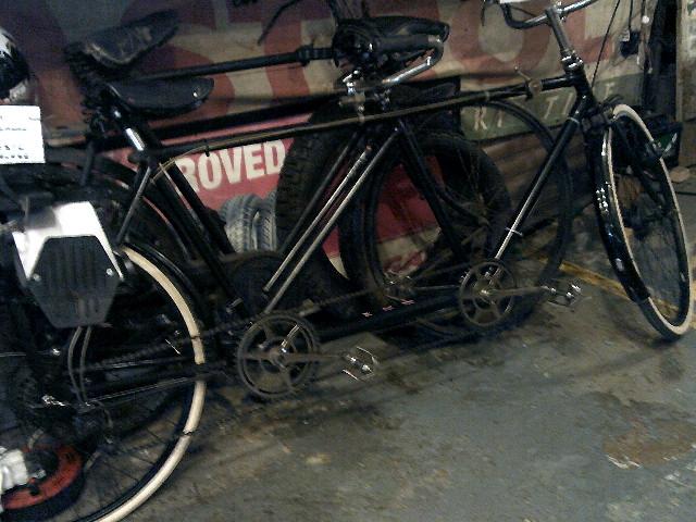 Preview of the first image of VINTAGE TANDEM BICYCLE FOR SALE.