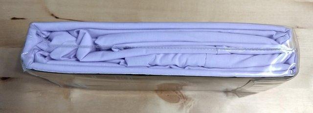 Image 3 of New NEXT Single Bed Lilac Valance Bedding 90cm x 190cm