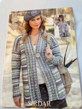 Image 1 of Part Knitted Woman's Woollen Cardigan - Size 14