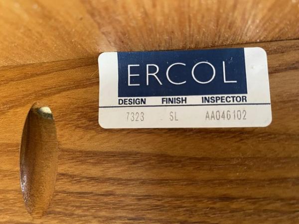 Image 3 of Ercol Solid Light Elm Nest of Tables SL7323