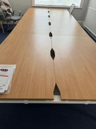 Image 2 of Large office wooden table