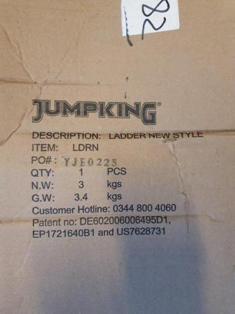 Image 2 of Trampoline Ladder Jumpking new in box