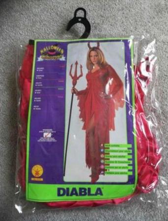 Image 1 of Women's Red Devil Costume - Never used