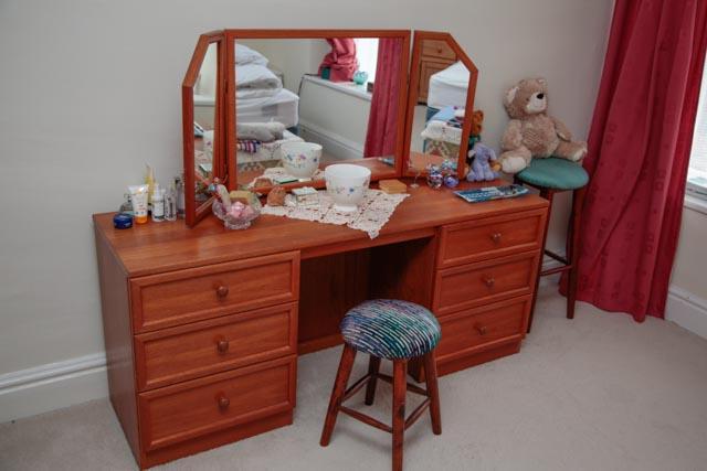 Preview of the first image of dressing table, mid century teak.