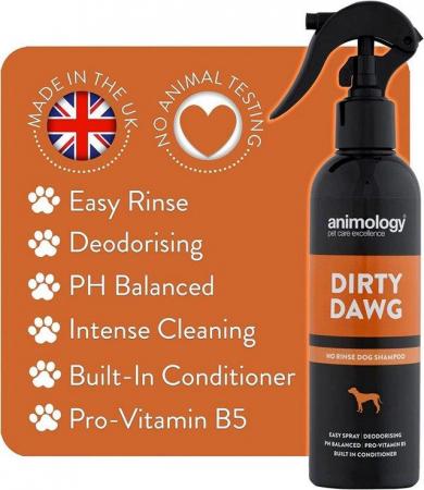 Image 2 of Animology Dirty Dawg Pup Shampoo – No-Rinse Cleaning Shampoo