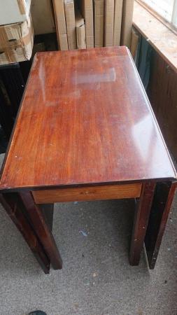 Image 2 of Mahogany DropLeaf Table - 19th Century