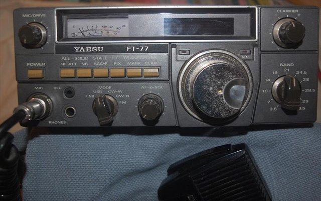 Preview of the first image of YAESU FT77 AMATEUR RADIO FOR PARTS/REPAIR.