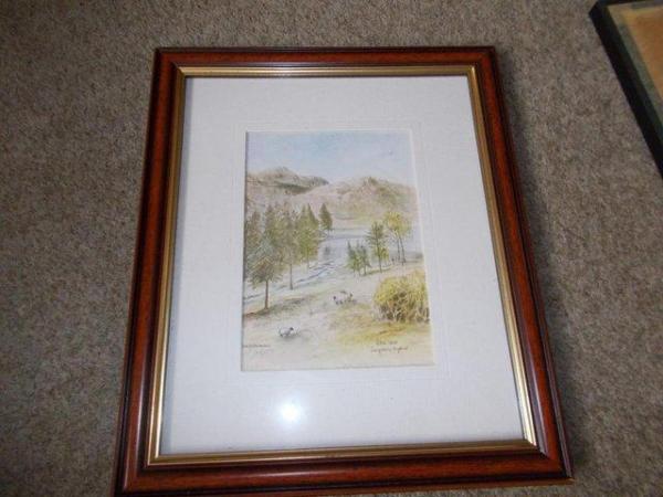 Image 1 of Signed print by Colin Williamson, Blea Tarn