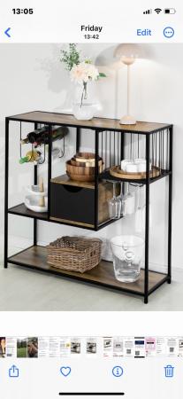 Image 3 of Industrial storage shelf table