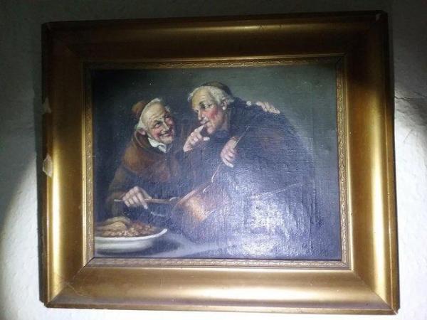 Image 1 of A pair of oil on canvas paintings 1880's .