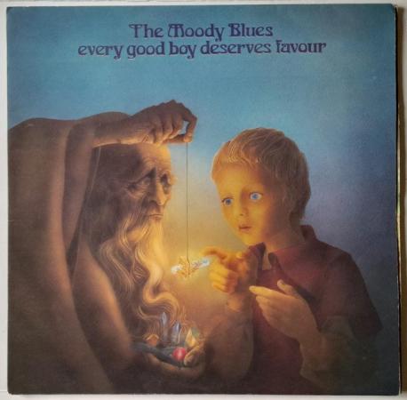 Image 1 of Moody Blues 'Every Good Boy Deserves Favour' 1971 UK LP. EX