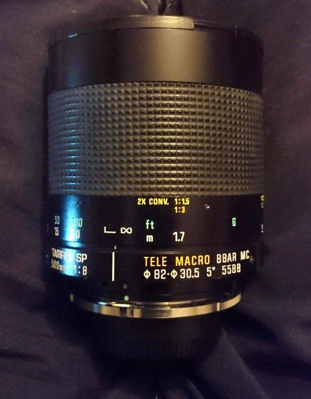 Preview of the first image of Tamron 500mm F8 SP Mirror Lens.