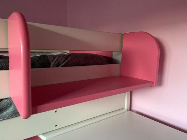 Image 3 of Scallywag Kids Cabin Bed with Drawers/Cupboard & Shelves