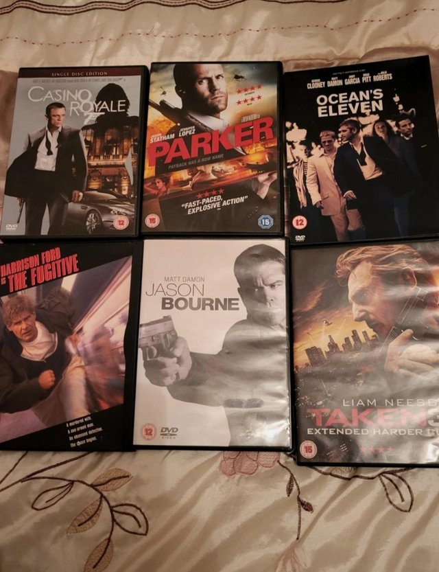 Preview of the first image of Dvd Action Movie-Films Job Lot Mixed Bundle of 6.