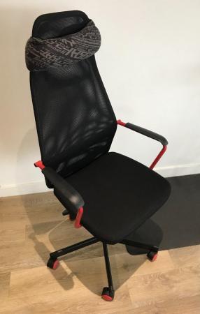 Image 2 of office / gaming chair from IKEA (HUVUDSPELARE)