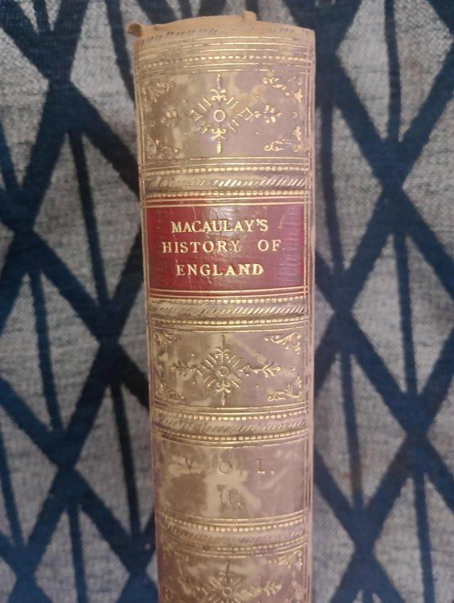 Preview of the first image of Macaulay's history of England.