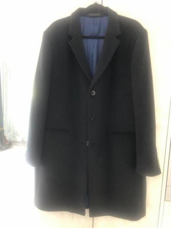 Image 1 of Men’s M & S woollen overcoat 2xl