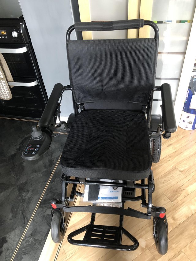 Preview of the first image of Ezi-Fold lightweight electric wheelchair.