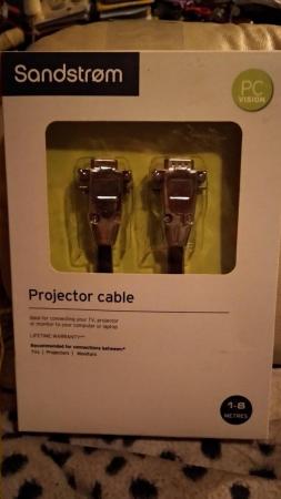 Image 2 of SANDSTROM PROJECTOR CABLE 1.8 METRE