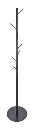 Preview of the first image of Contemporary black coat stand.