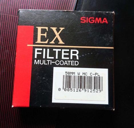 Image 4 of Sigma EX Polarising 58mm Multicoated Filter
