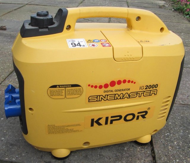 Preview of the first image of Kipor IG2000 LPG/Petrol Generator.