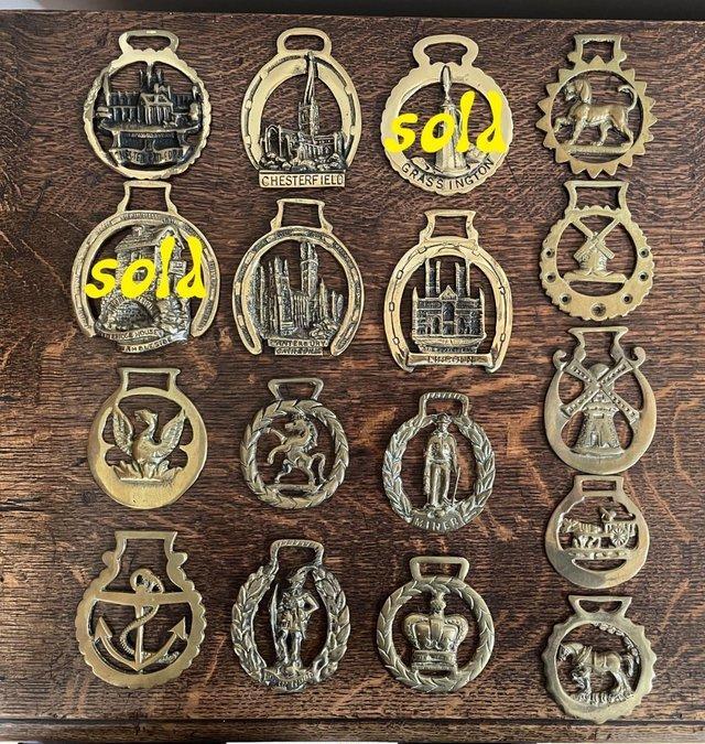Preview of the first image of Horse Brasses - Vintage - Various Designs.