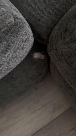 Image 2 of Grey fabric corner sofa