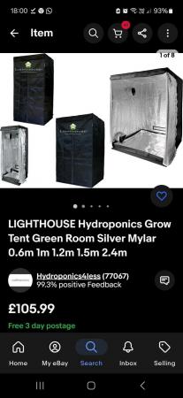 Image 3 of Full hydroponics set up 200 or nearest offer