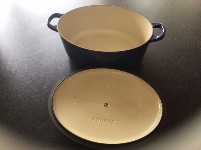 Preview of the first image of OVAL SHAPED CASSEROLE BY LE CREUSET..