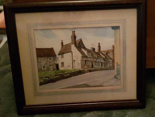 Image 1 of Artist watercolour By E Baker 1974 - Collection Chatham