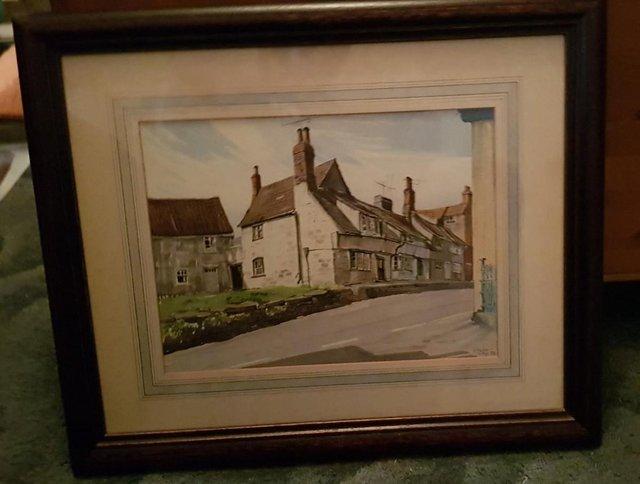 Preview of the first image of Artist watercolour By E Baker 1974 - Collection Chatham.