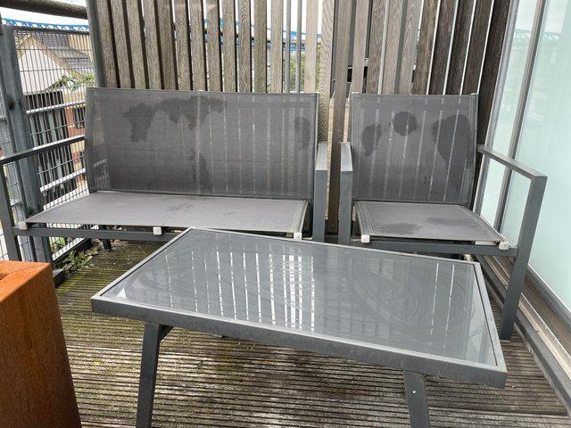 Preview of the first image of Grey garden furnitures for sale.
