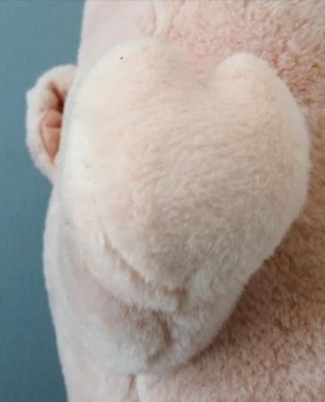 Image 14 of A Medium Sized Keel Simply Soft Pink Plush Pig.