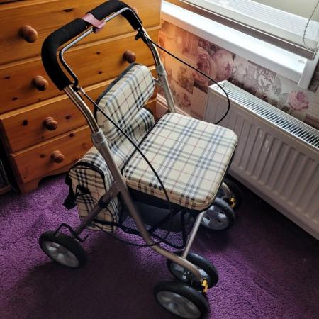 Image 2 of Mobility walker with seat
