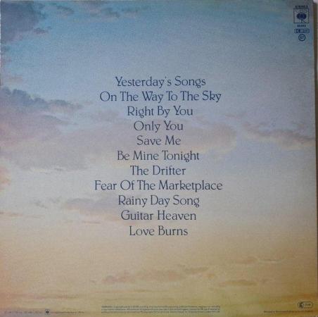 Image 3 of Neil Diamond On The Way To The Sky 1981 A-2/B UK LP. EX/VG+