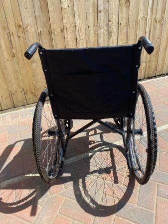 Image 3 of Wheel chair Black. Hardly Used