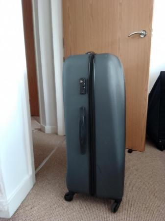 Image 2 of Antler Large Suitcase in dark grey/black