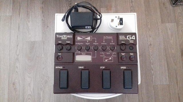 Preview of the first image of Korg G4 Toneworks Rotary speaker emulator.