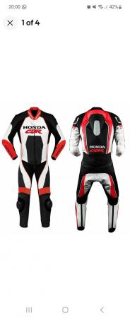 Image 1 of Honda leather motorbike suit
