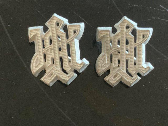 Preview of the first image of German 2WW Adolph Hitler Divisions Shoulder or Collar studs.